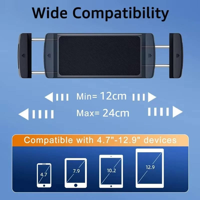Tablet Dashboard Mount with 360 Rotation and 140 Degree Arm Tilt All Vera Mart