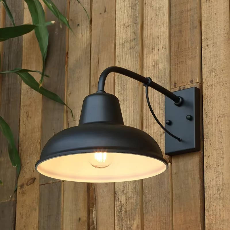 Wall Mount Barn Light with Waterproof Sealed Design and E26/E27 Bulb Compatibility All Vera Mart