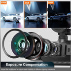 Dash Cam with Four-Camera Surround and Night Vision, WiFi App Control All Vera Mart