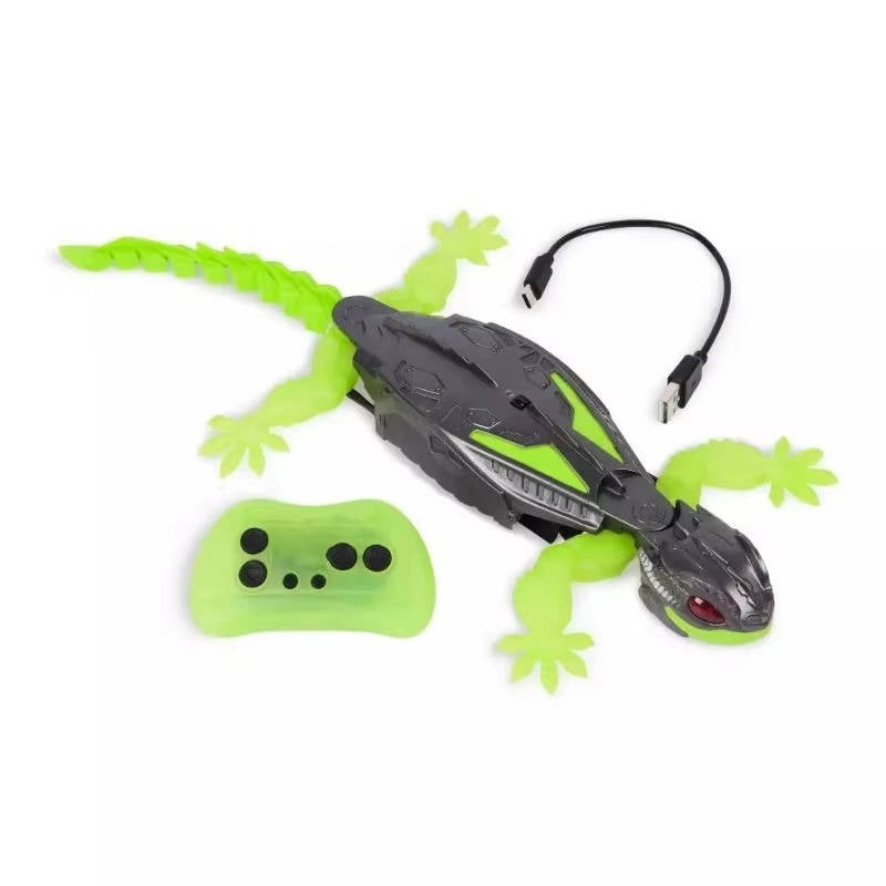 Remote Control Climbing Lizard Toy with LED Eyes and 25ft Range All Vera Mart