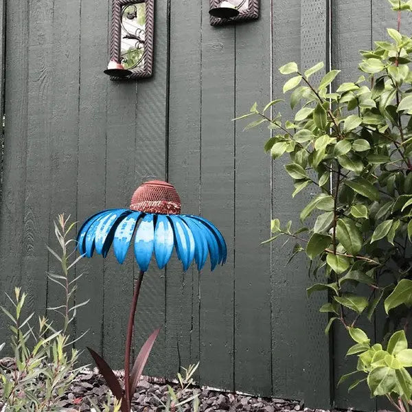 Bird Feeder with Weather-Resistant Metal and Easy Refill Lid, Compact Space-Saving Design All Vera Mart
