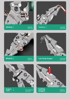 Folding Wire Stripper with 18-in-1 Multi Tool Functions and Stainless Steel Build All Vera Mart