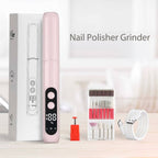 Electric Nail Drill with 8 Drill Bits and LED Display for Acrylic and Gel Nails All Vera Mart