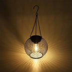 Solar Hanging Lantern with Automatic Light Sensing and 14-Hour Runtime for Outdoor Spaces All Vera Mart