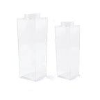 Milk Carton Water Bottle with Wide Mouth Opening and Leak-Proof Twist Lid All Vera Mart