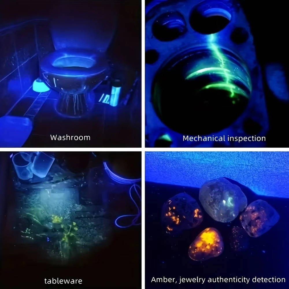 UV Pet Urine Detector Flashlight with Adjustable Zoom and Water Resistant Design All Vera Mart