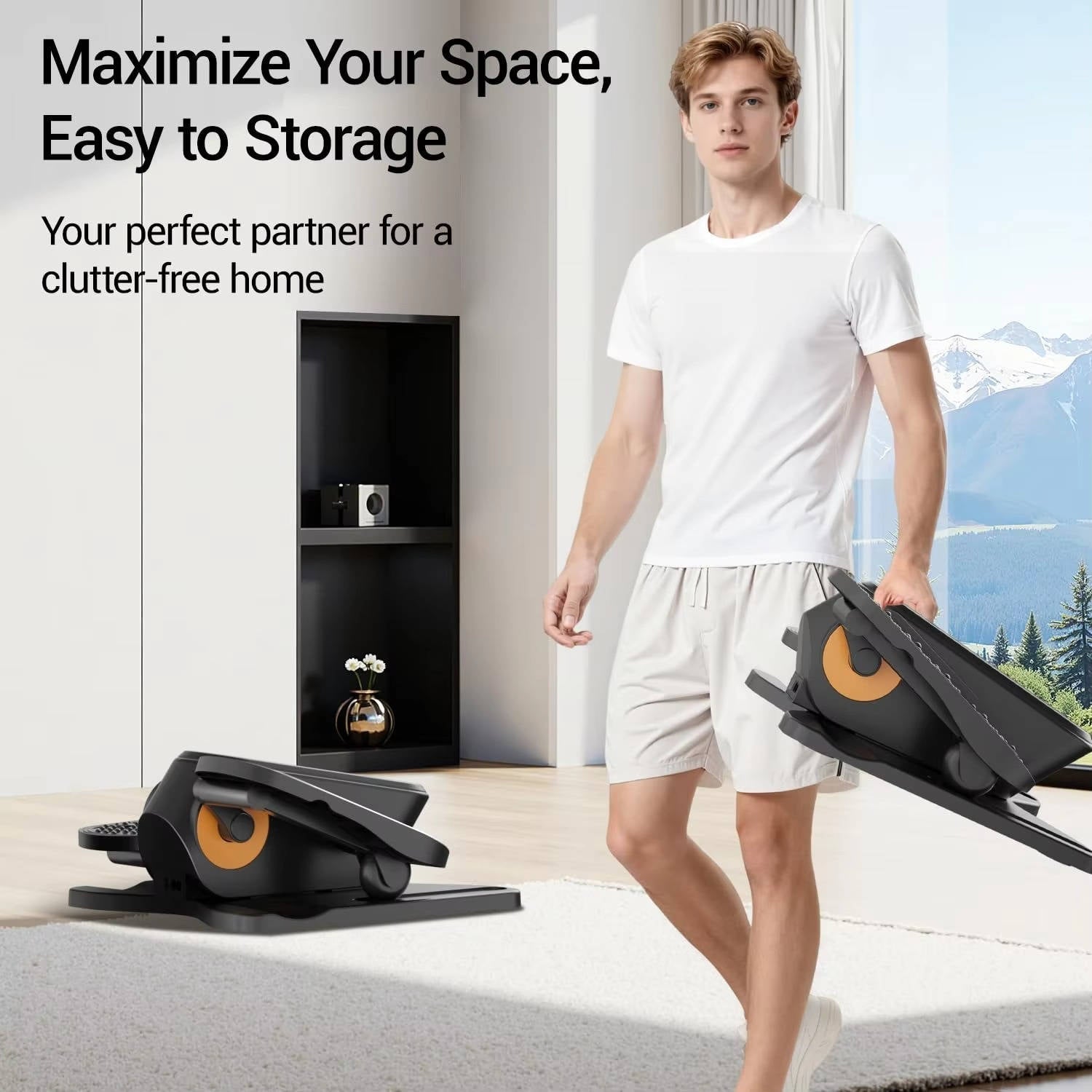 Electric Leg Exerciser with 12 Speed Levels and Remote Control for Under Desk Use All Vera Mart