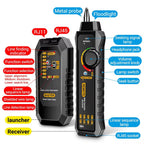 Network Cable Tester with Transmitter Receiver and LED Flashlight All Vera Mart