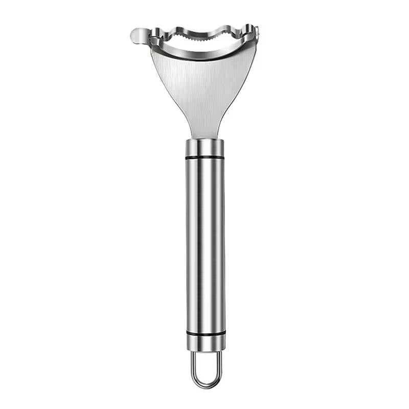 Stainless Steel Corn Kernel Stripper with Serrated Blade and Textured Handle All Vera Mart