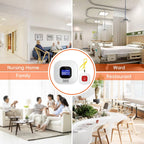 Wireless SOS Alert Button with 328ft Range and App Notifications for Elderly All Vera Mart