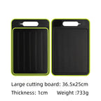 Double-Sided Cutting Board with Thawing Tray, Knife Sharpener and Garlic Grinder All Vera Mart