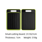 Double-Sided Cutting Board with Thawing Tray, Knife Sharpener and Garlic Grinder All Vera Mart