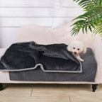 Waterproof Dog Blanket with Sherpa Fleece and Raised Edges for Furniture Protection All Vera Mart
