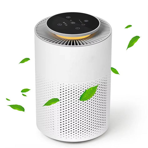 Bedroom Air Purifier with H13 HEPA Filtration and Night Light, Pet Hair and Odor Removal All Vera Mart