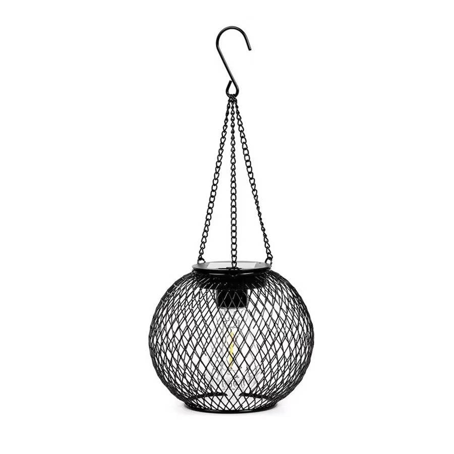 Solar Hanging Lantern with Automatic Light Sensing and 14-Hour Runtime for Outdoor Spaces All Vera Mart