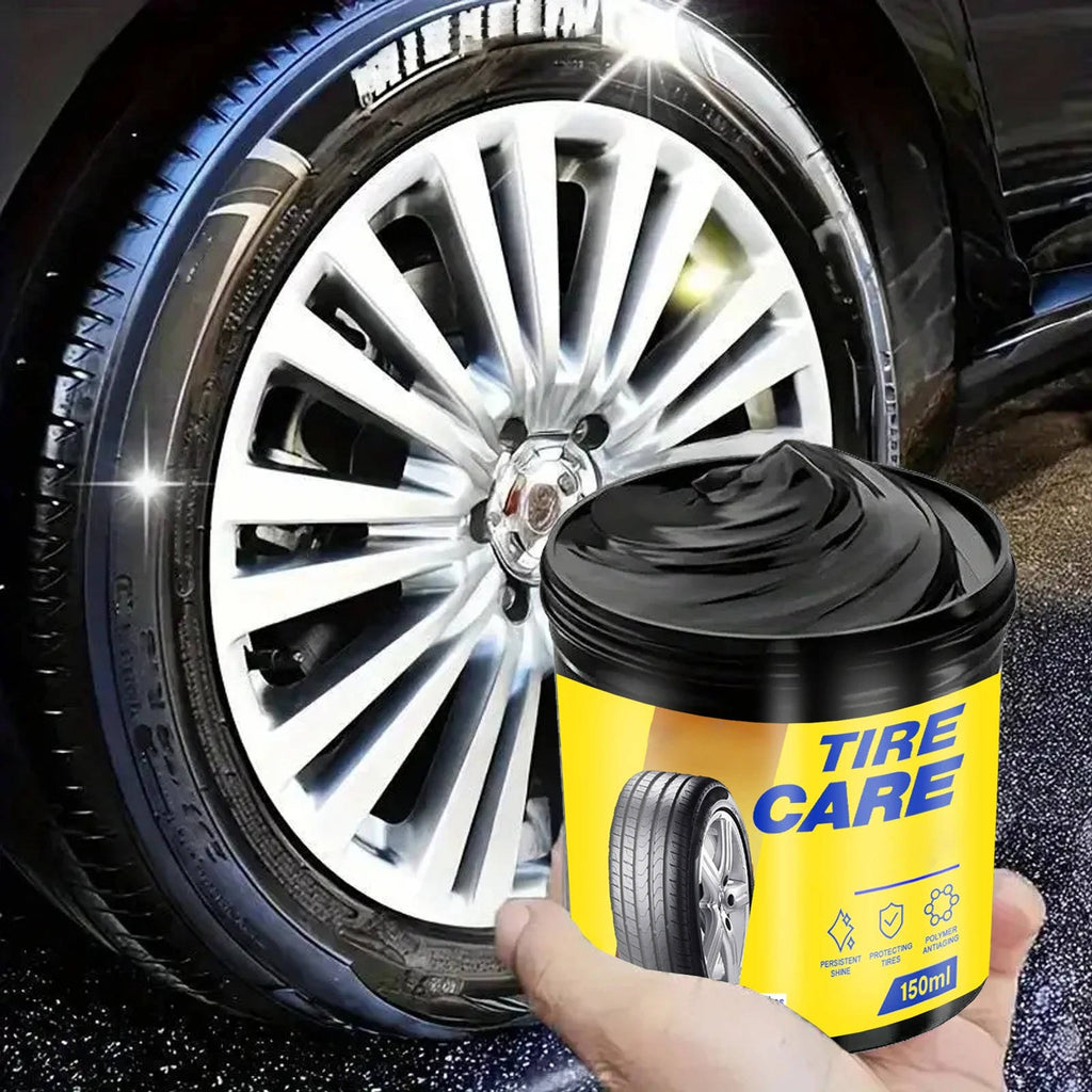 Glossy Black Tire Shine with UV Protection and Water Resistance All Vera Mart