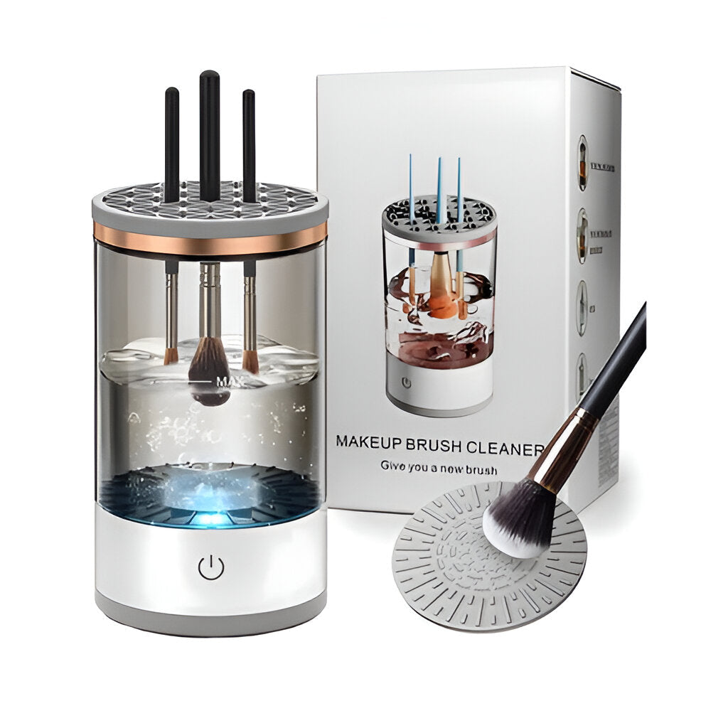 Electric Makeup Brush Cleaner with UV Sterilization and Dual Cleaning Modes All Vera Mart