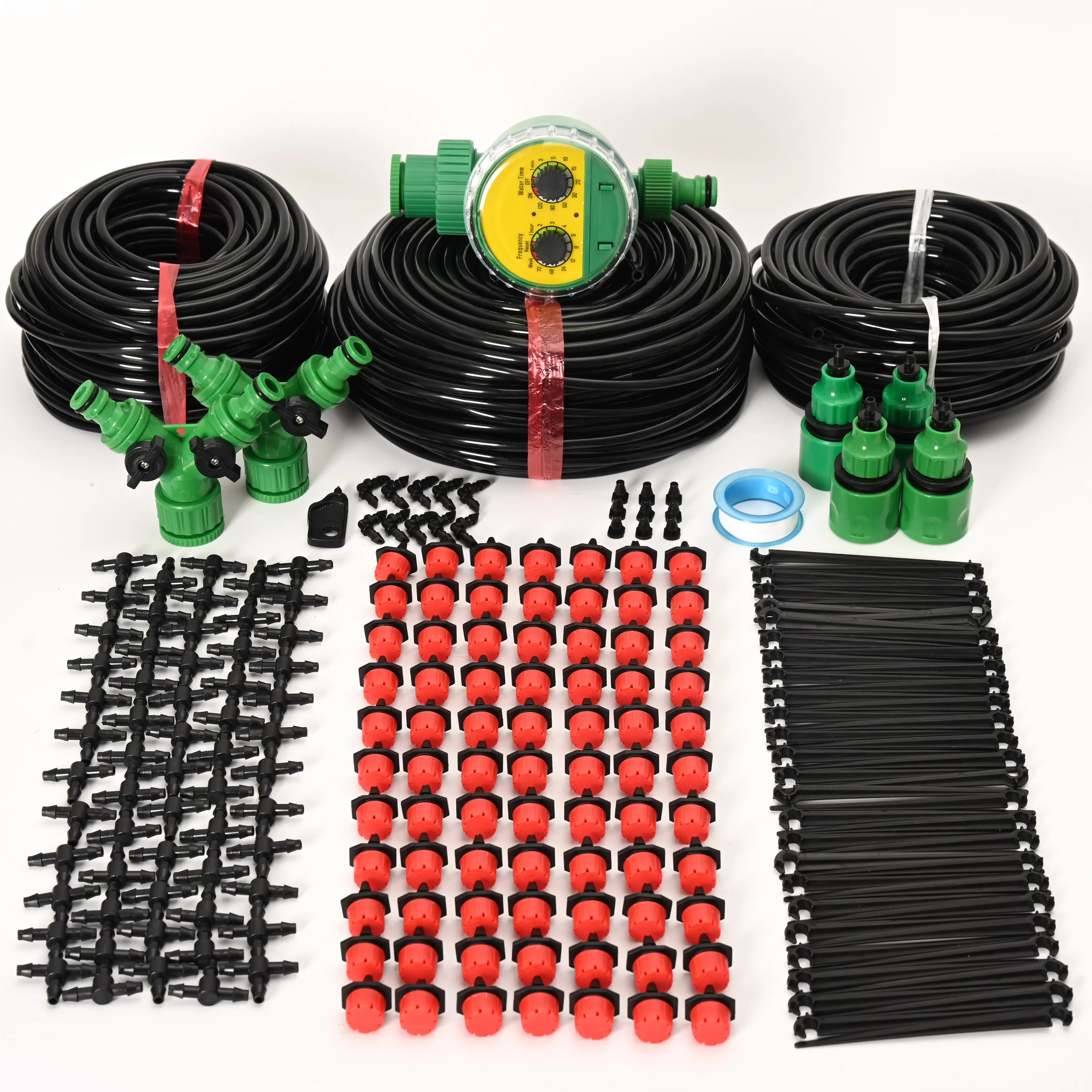 Automatic Drip Irrigation System with Adjustable Timer and Pressure Regulation All Vera Mart