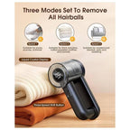 Rechargeable Fabric Shaver with Six Stainless Steel Blades and LED Display All Vera Mart