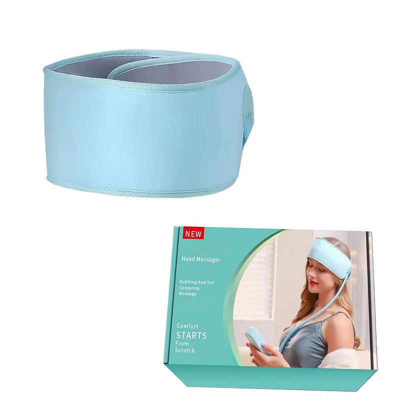 Wireless Head Massager with Six Airbags and Adjustable Heat, Three Modes All Vera Mart