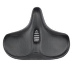 Bike Saddle with Memory Foam Cushioning and Dual Spring Absorption, Reflective Strips All Vera Mart