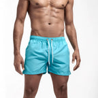 Men's Athletic Swim Trunks with Mesh Liner and Three Pockets, Quick Dry All Vera Mart