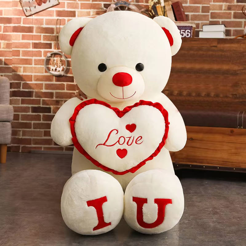 Oversized Plush Bear Backrest with Cotton Filling and Machine Washable Fabric All Vera Mart