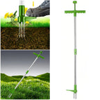 Stand Up Weed Puller with Three Claw Root Extraction and Foot Pedal All Vera Mart