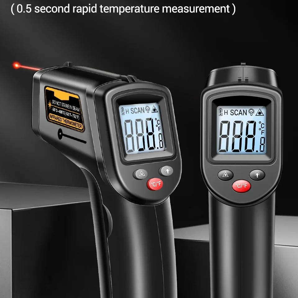 Infrared Thermometer with Laser Targeting and Backlit Display All Vera Mart