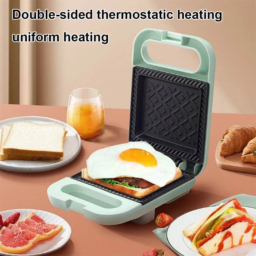 Dual-Plate Sandwich Press with Nonstick Coating and Locking Handle All Vera Mart