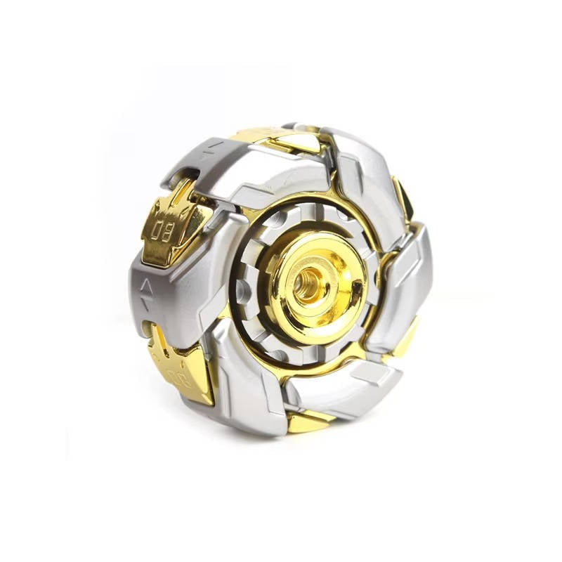 Zinc Alloy Fidget Spinner with Expandable Wings and Reflective Finish All Vera Mart