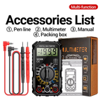 Digital Multimeter with Extended Test Probes and Continuity Buzzer All Vera Mart