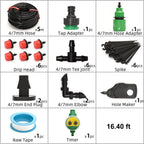 Automatic Drip Irrigation System with Adjustable Timer and Pressure Regulation All Vera Mart