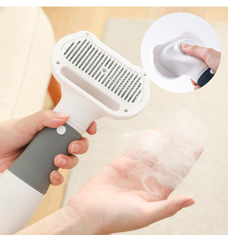 Dog Hair Dryer with Interchangeable Comb Heads and Three Heat Settings All Vera Mart