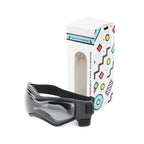 Pet Eye Protection Goggles with Wraparound Lens and Adjustable Straps for Small Dogs All Vera Mart