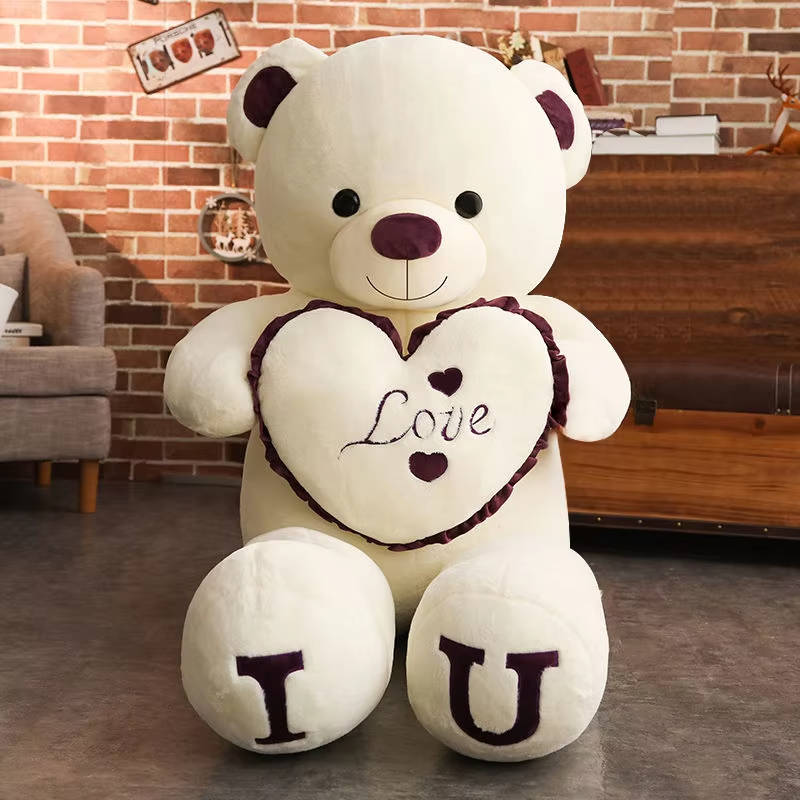 Oversized Plush Bear Backrest with Cotton Filling and Machine Washable Fabric All Vera Mart