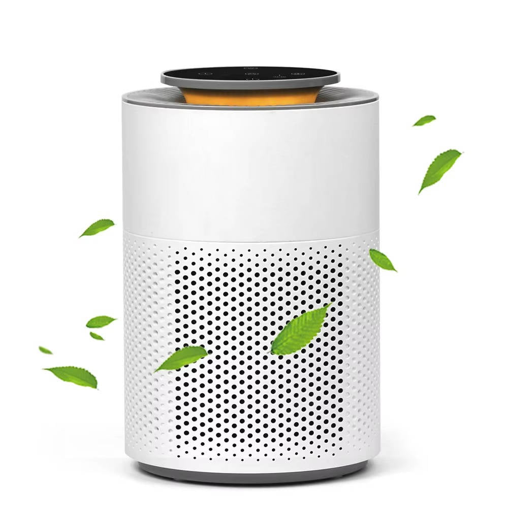 Bedroom Air Purifier with H13 HEPA Filtration and Night Light, Pet Hair and Odor Removal All Vera Mart