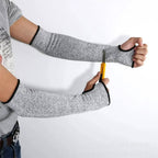 Forearm Protection Sleeves with Level 5 Cut Resistance and Breathable Weave All Vera Mart
