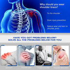 Adjustable Shoulder Compression Brace with Dual Straps and Ice Pack Pocket All Vera Mart