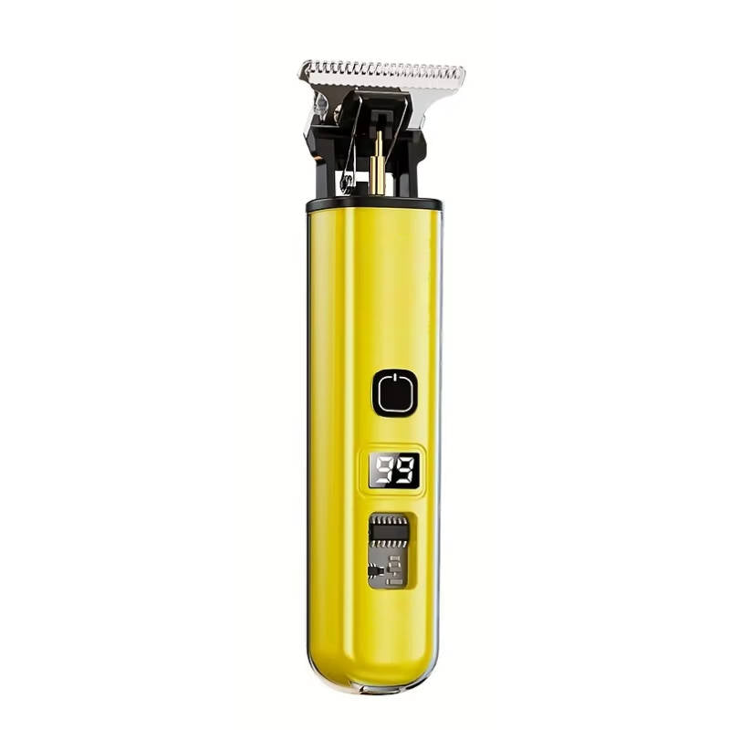 Cordless Hair Clippers with LED Battery Display and Manganese Steel Blade, 60 Minute Runtime All Vera Mart
