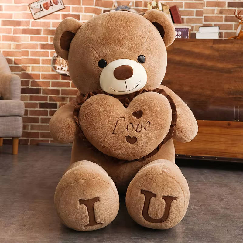 Oversized Plush Bear Backrest with Cotton Filling and Machine Washable Fabric All Vera Mart