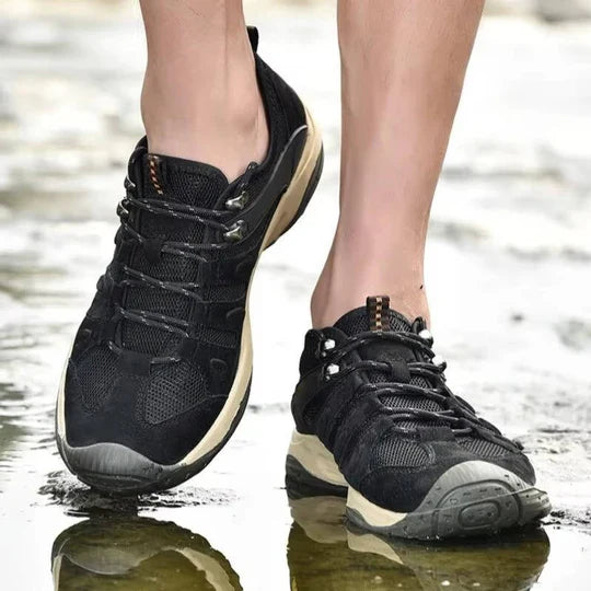 Women's Hiking Shoes with Waterproof Outer Layer and Cushioned Midsole, Breathable Tread All Vera Mart