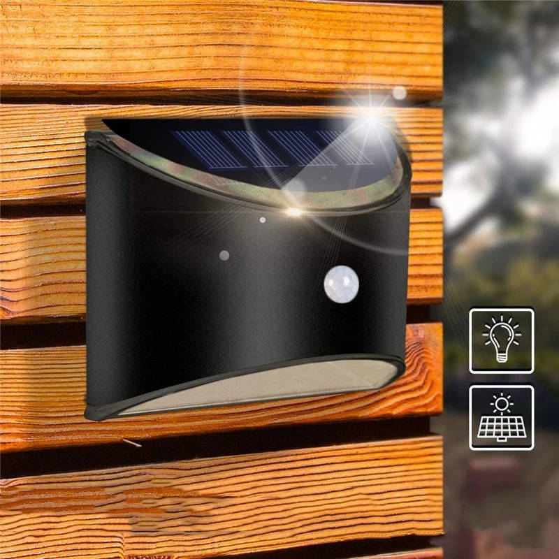 Solar Motion Sensor Stair Light with Dual Color Temperature and IP55 Weather Resistance All Vera Mart