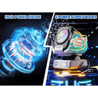 Automatic Bubble Machine with 150 Degree Rotation and RGB Lighting, 30000 Bubbles Per Minute All Vera Mart