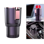 Thermoelectric Car Cup Holder with Dual Temperature Control and LED Display All Vera Mart