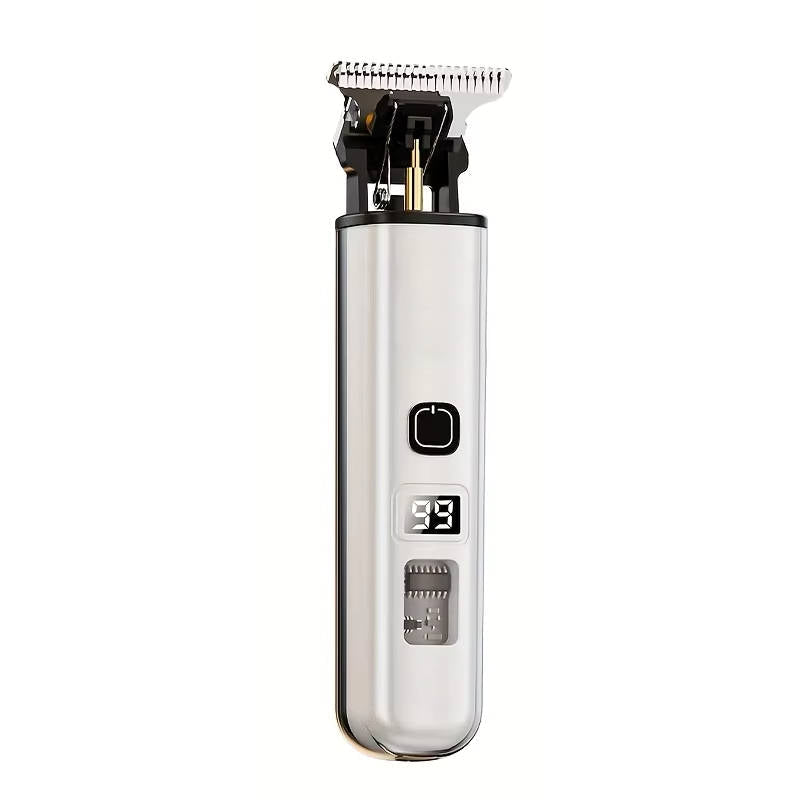 Cordless Hair Clippers with LED Battery Display and Manganese Steel Blade, 60 Minute Runtime All Vera Mart