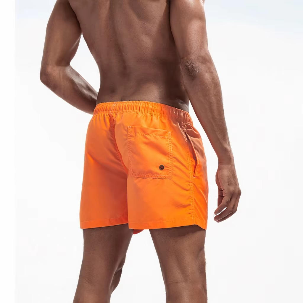 Men's Athletic Swim Trunks with Mesh Liner and Three Pockets, Quick Dry All Vera Mart