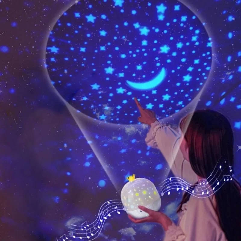 Rotating Scene Projector with Infrared Remote and Six Interchangeable Films for Kids All Vera Mart