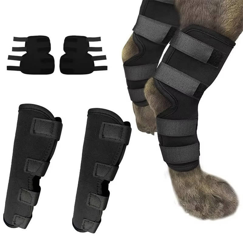 Dog Ankle Brace with Compression Support and Reflective Strips, Neoprene All Vera Mart