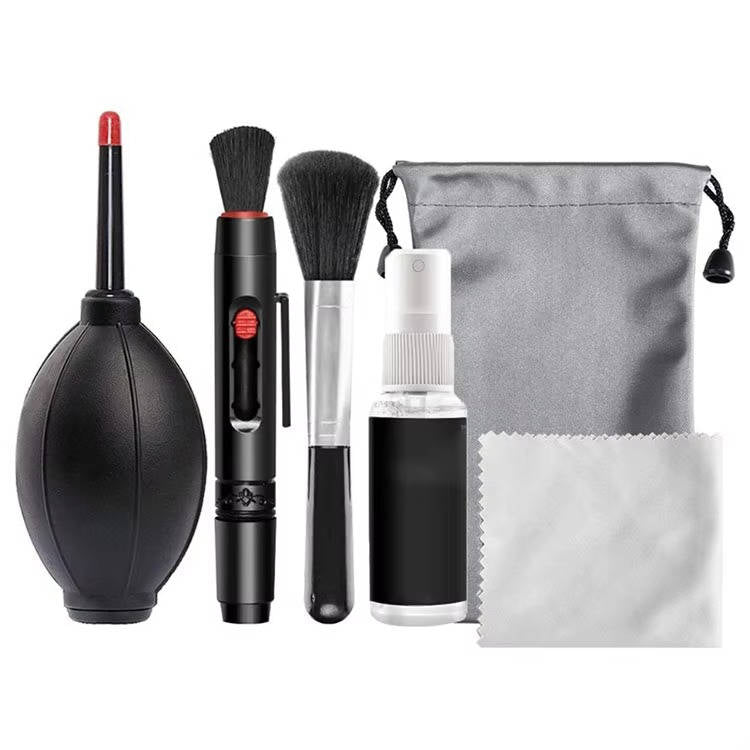 Camera Lens Cleaning Kit with Air Blower and Microfiber Cloth, 6-Piece Set All Vera Mart